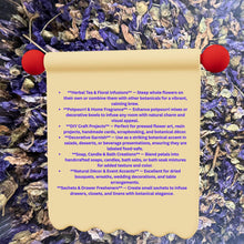 Wildcrafted Blue Malva Flowers (Malva sylvestris) – Dried Herb for Tea, Crafts, Potpourri and DIY Projects