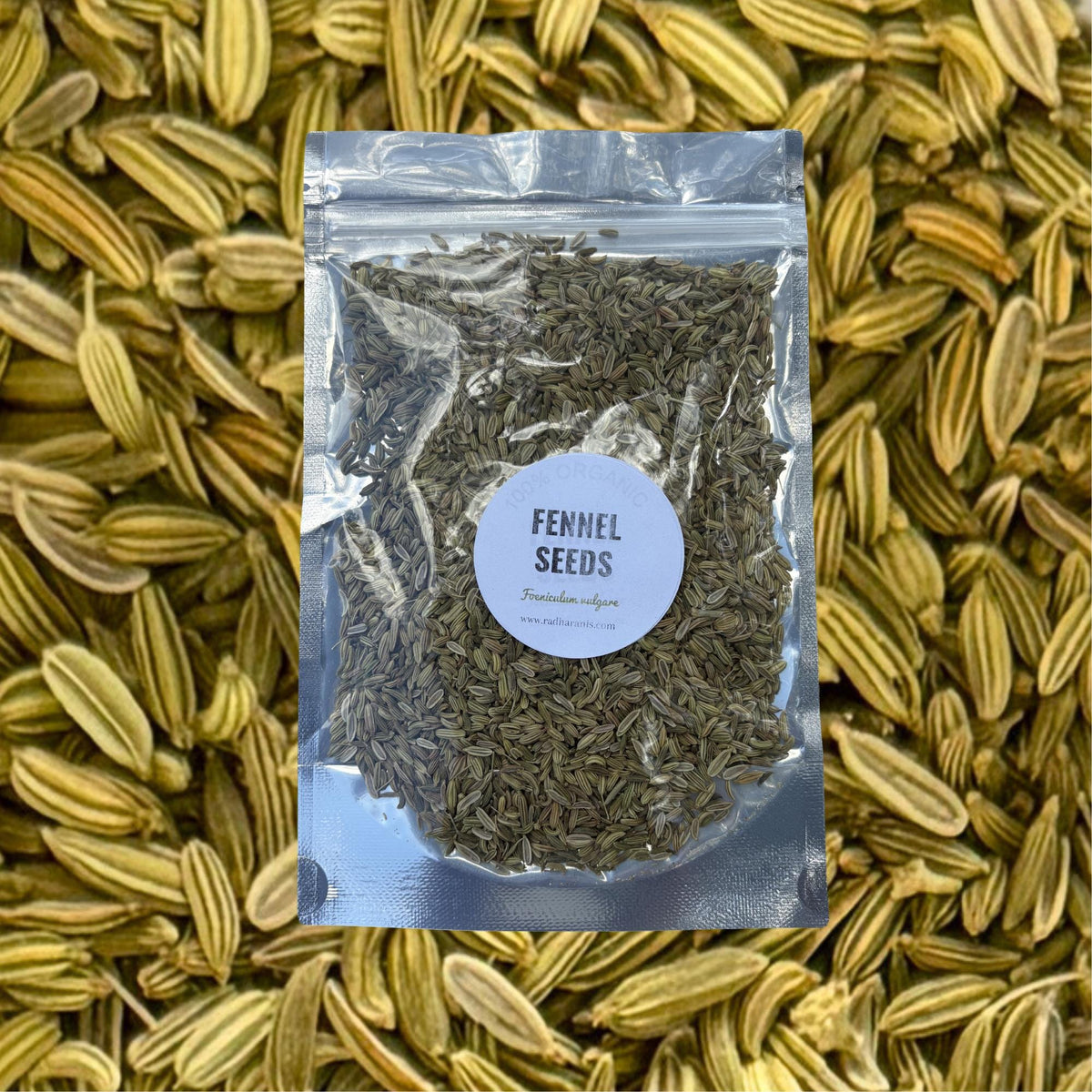 Organic Fennel Seeds | Whole Foeniculum vulgare | Aromatic Culinary Spice | Herbal Tea Ingredient | Organic Spice Seeds | Herbal Apothecary