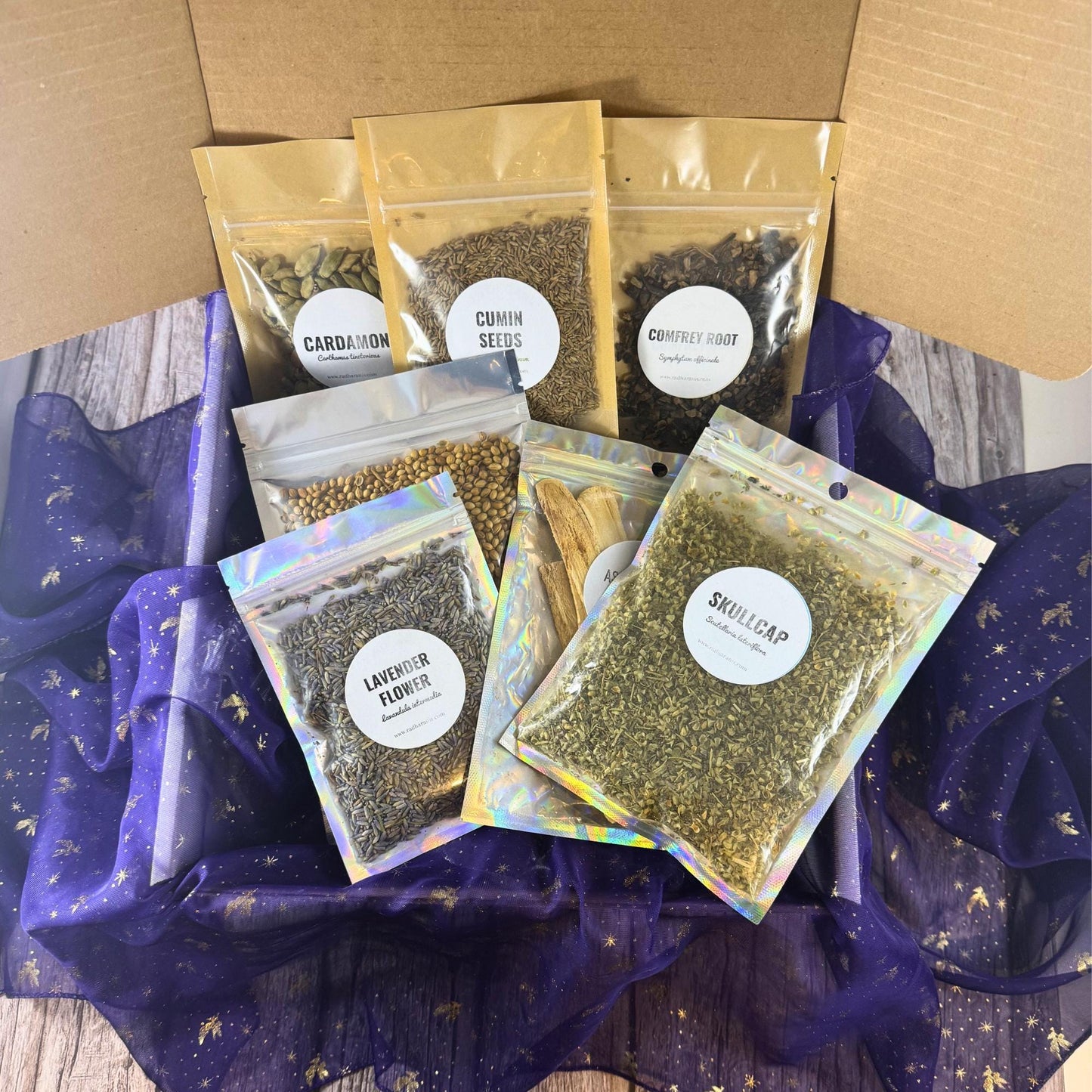 Mystery Herbal Box – Try New Herbs for Tea, Crafts & Tinctures – Curated Dried Herbs