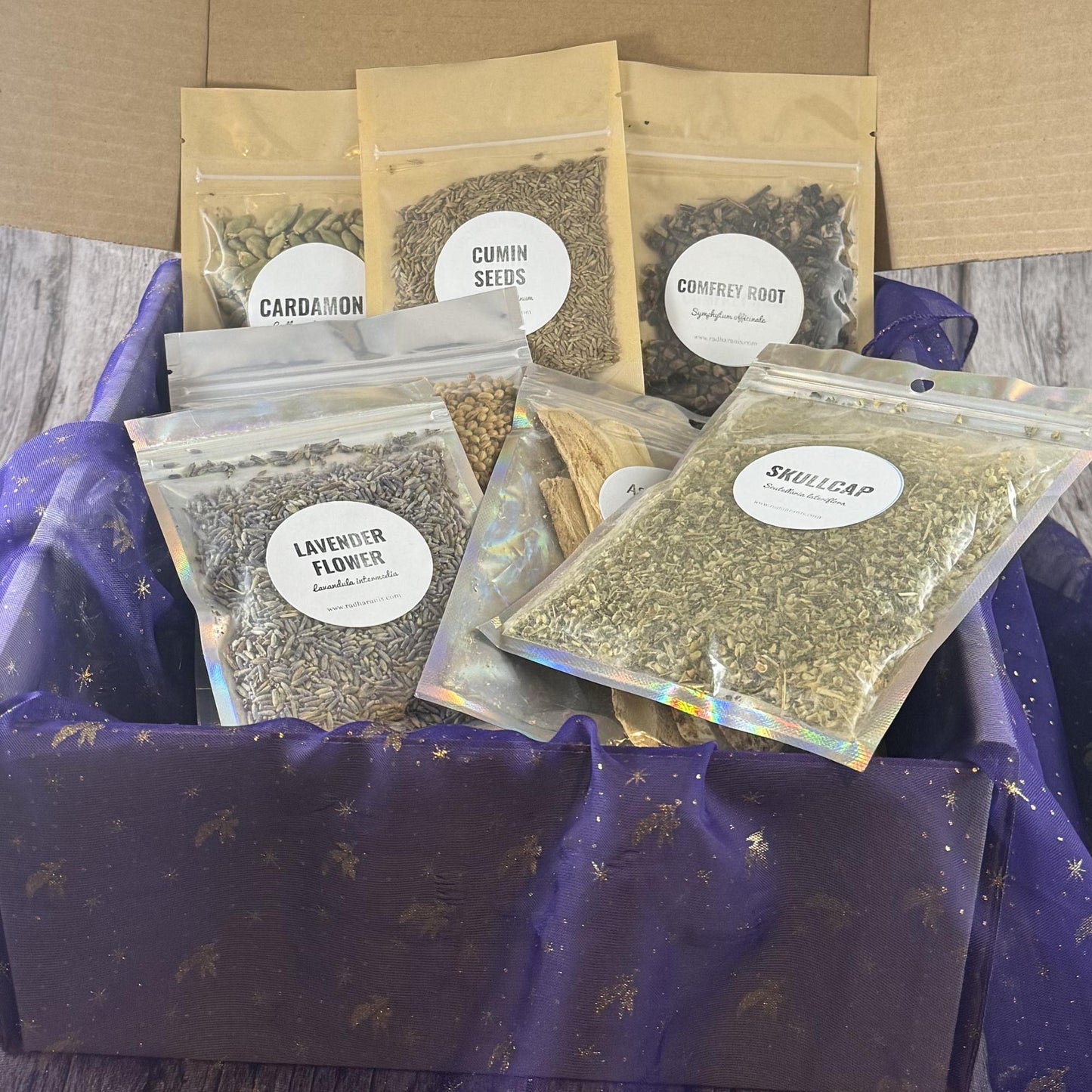 Mystery Herbal Box – Try New Herbs for Tea, Crafts & Tinctures – Curated Dried Herbs