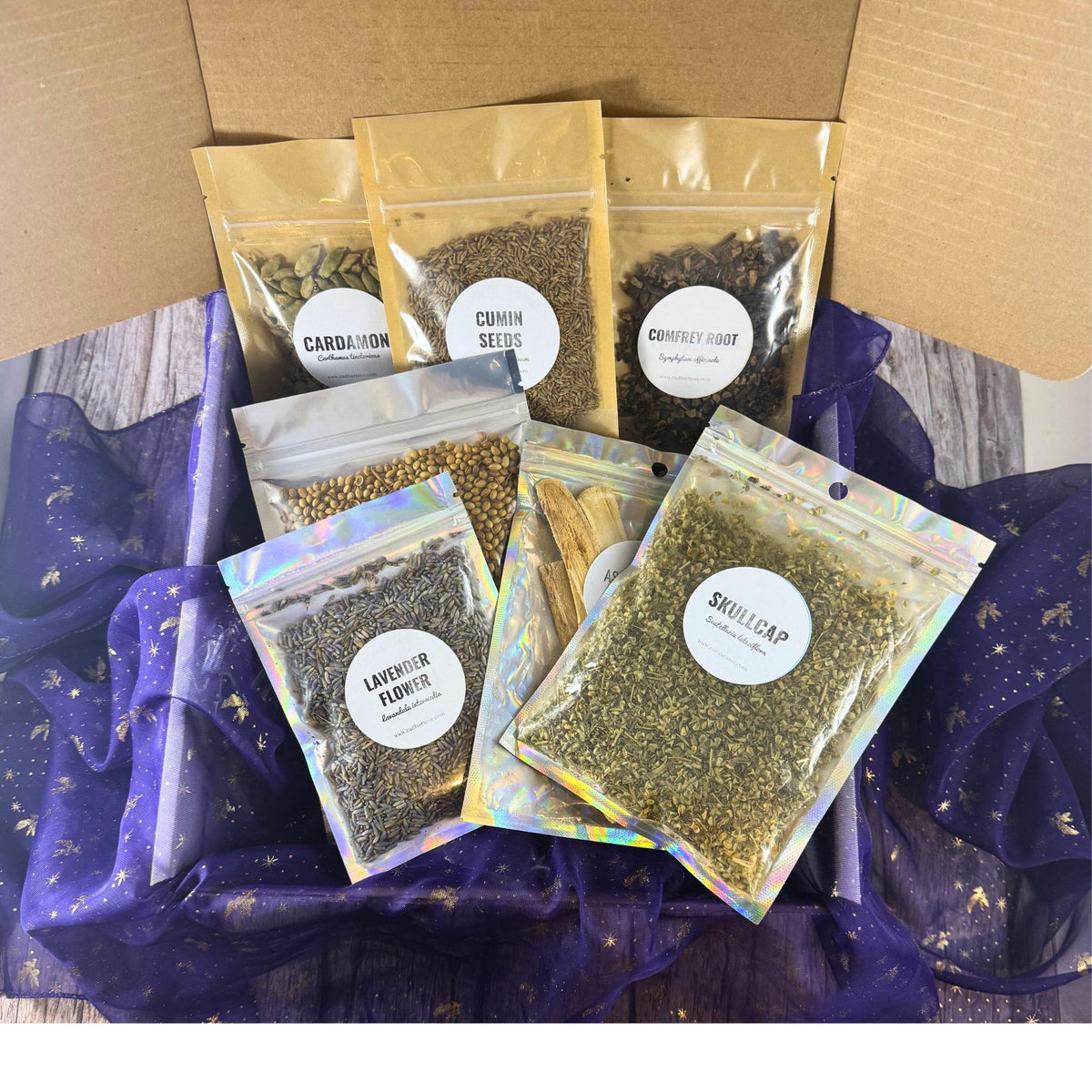 Mystery Herbal Box – Try New Herbs for Tea, Crafts & Tinctures – Curated Dried Herbs