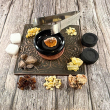 Granular Resin Incense Starter Kit | Charcoal Burner, Camphor, Tongs Included
