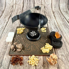 Granular Resin Incense Starter Kit | Charcoal Burner, Camphor, Tongs Included