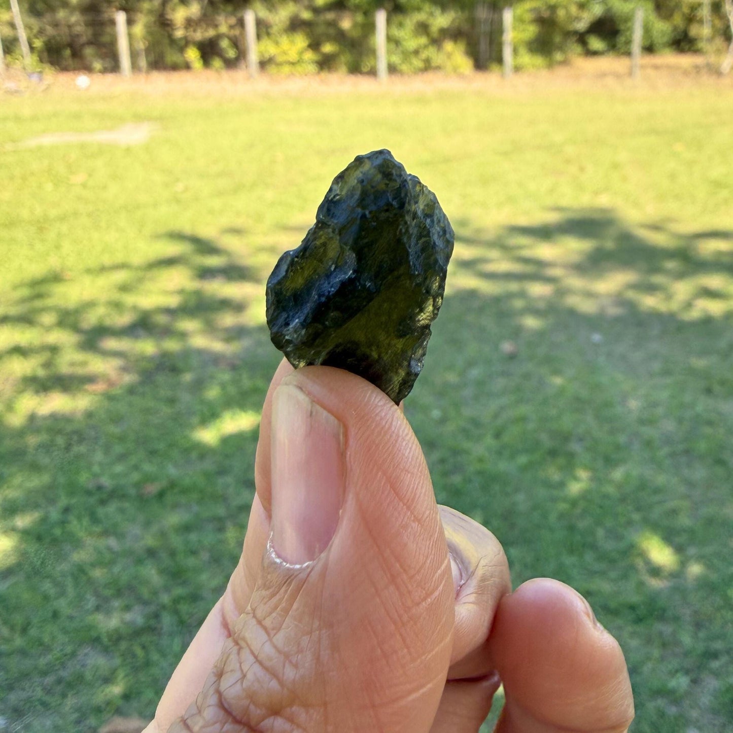 Natural Moldavite 4g Raw Stone | Genuine Czech Moldavite | Rare Green Tektite | Transformation Crystal | Third Eye & Dream Work