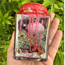 Love Spell Jar • Attraction & Self-Love Ritual • Rose Quartz Crystal • Handmade Witchcraft Jar • Herbal Magic