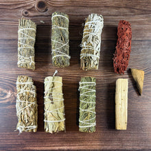 Sacred Smudge Bundle Kit | Sage, Palo Santo, Mugwort, Eucalyptus & Cedar | Energy Cleansing Kit | Spiritual Gift Box | Protection