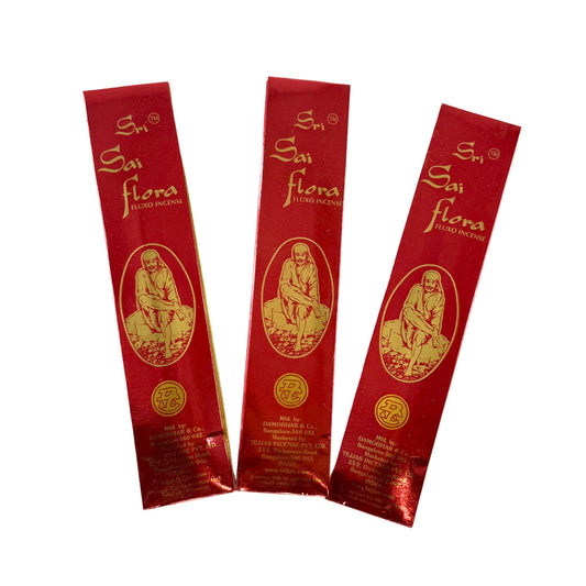 Sai Flora Incense 3-Pack: Indian Temple Masala Dhoop Sticks