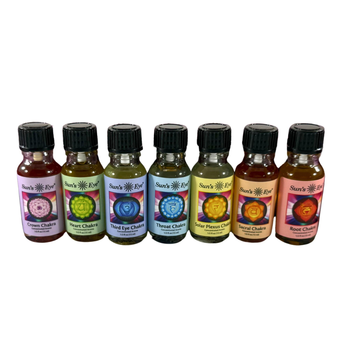 Sun’s Eye Chakra Oils | Individual Energy Balancing Anointing Oils for Meditation & Ritual