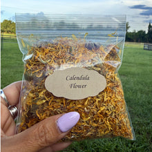 Calendula Flowers Whole | Dried Marigold Petals (Calendula officinalis) | Botanical Herb Supply | Herbal Tea, Skincare, Apothecary Crafts |