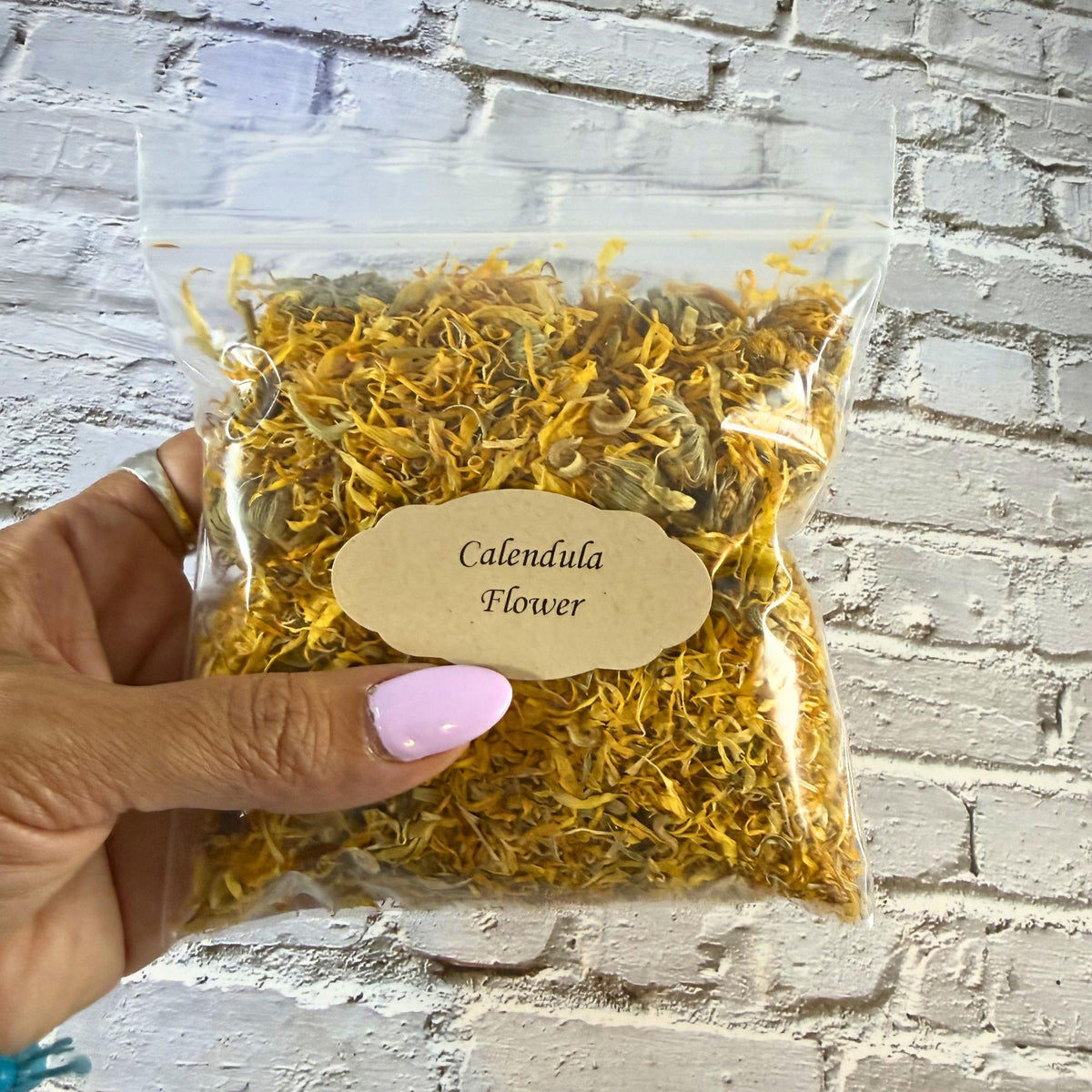 Calendula Flowers Whole | Dried Marigold Petals (Calendula officinalis) | Botanical Herb Supply | Herbal Tea, Skincare, Apothecary Crafts |