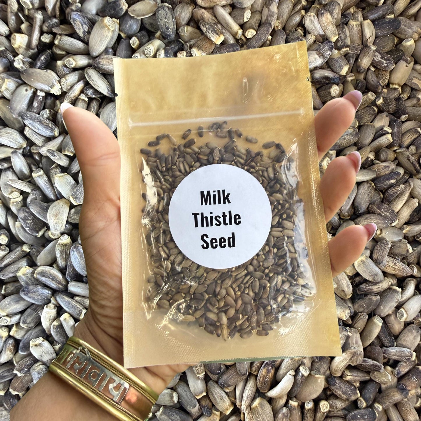 Milk Thistle Seeds | Whole Seeds | Silybum marianum | Herbal Tea Ingredient| Culinary Herb