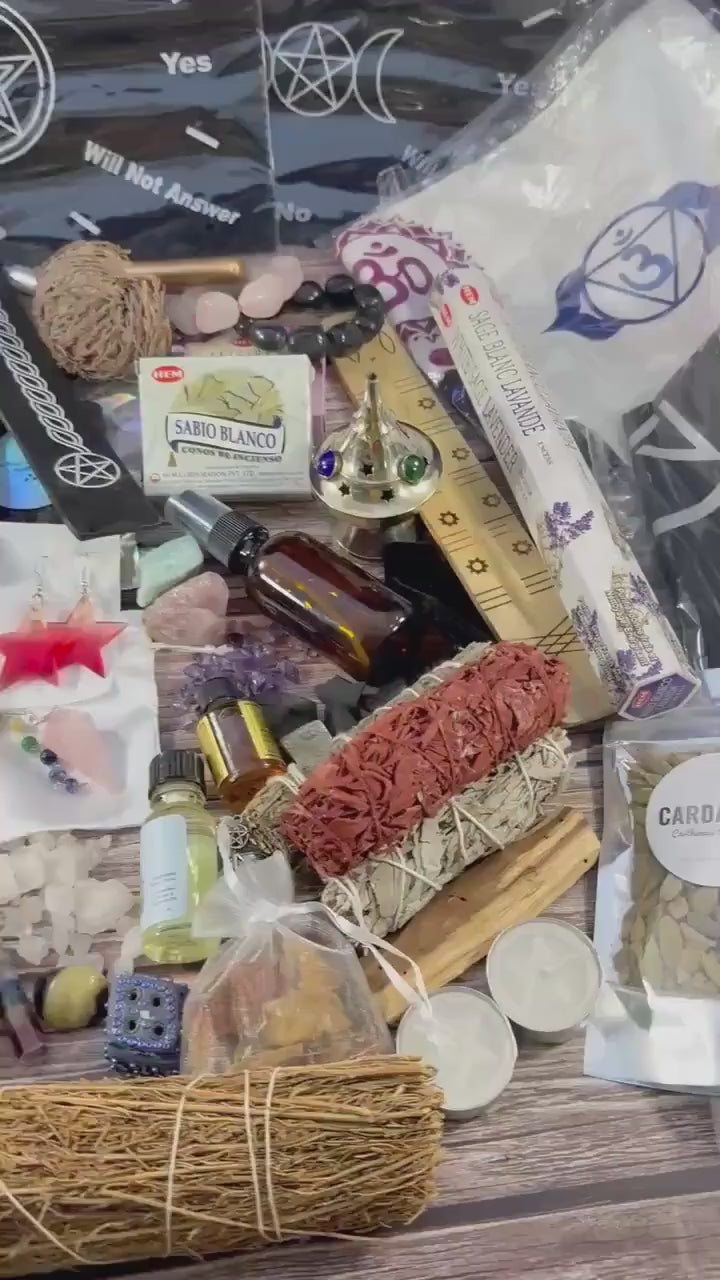 Intuitive Grab Bag – Witchy Mystery Surprise | Crystals, Herbs, Jewelry & Magical Treasures | Spiritual Gift, Crystal Bundle