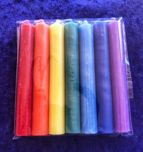 Chakras candle set