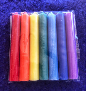 Chakras candle set