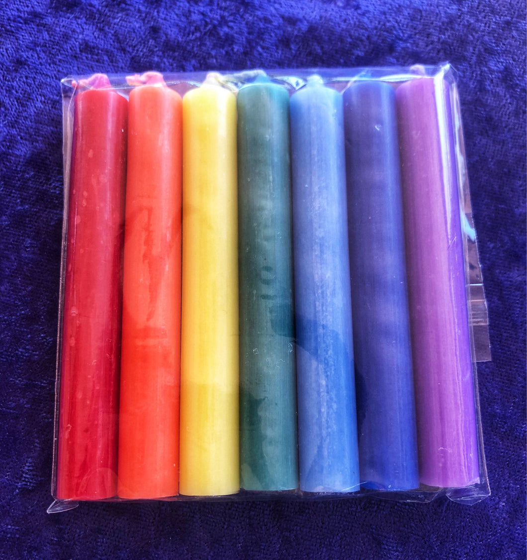 Chakras candle set