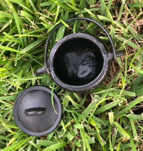 Pentagram Cauldron Cast Iron- 3” H x 2.75”