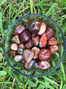 Red Jasper tumbled Stone