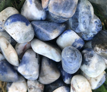 Sodalite tumbled stone