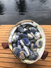 Sodalite tumbled stone