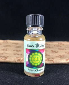Chakra oils, Yoga, Reiki and Meditation oil, Chakra balancing oil; .50 oz.