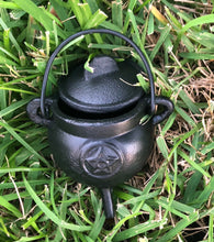 Pentagram Cauldron Cast Iron- 3” H x 2.75”