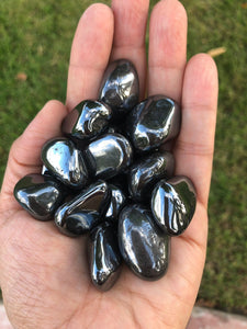 Hematite tumbled stone- Healing
