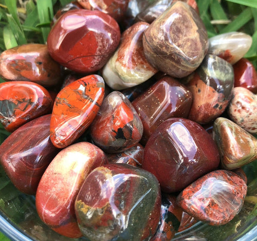 Red Jasper tumbled Stone