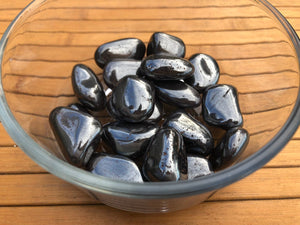 Hematite tumbled stone- Healing