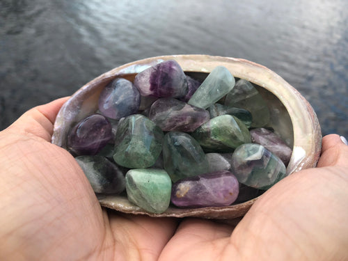 Fluorite crystals