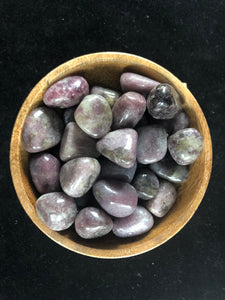 Lepidolite Tumbled stone- 1"