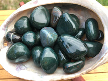 Bloodstone tumbled stone