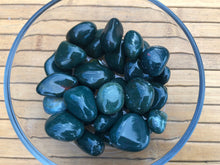 Bloodstone tumbled stone
