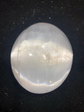 Selenite Palm Stone