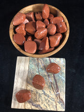 Red Goldstone Tumbled stone- Confidence and ambition