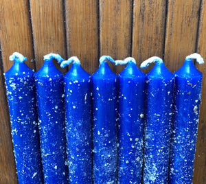 Blue Healing Dressed Candles