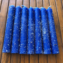 Blue Healing Dressed Candles
