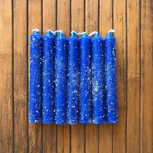 Blue Healing Dressed Candles