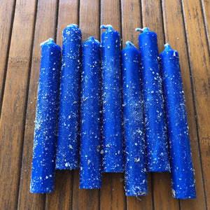 Blue Healing Dressed Candles