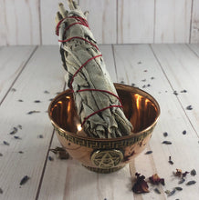 Copper Offering Bowl with Pentagram design