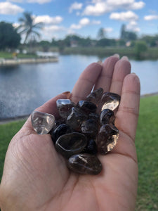 Smoky Quartz Tumbled- Grounding