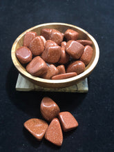 Red Goldstone Tumbled stone- Confidence and ambition