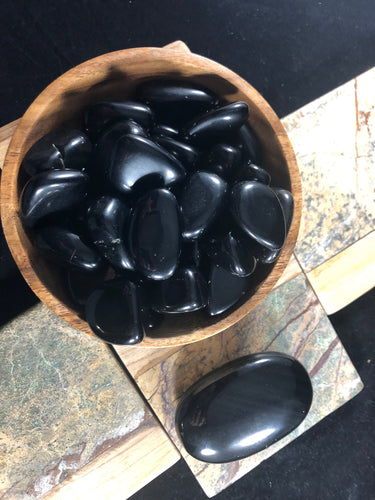 Black Obsidian Tumbled stone