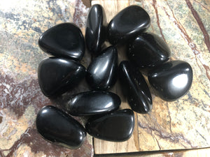 Black Obsidian Tumbled stone