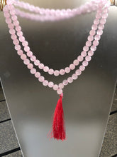 Rose quartz Mala Necklace
