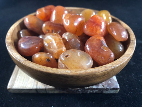 Carnelian tumbled Stone