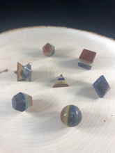 Geometrical  chakra stone set