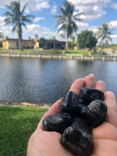 Black Tourmaline Tumbled Stones- .75"-1"