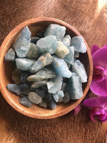 Raw Aquamarine Pieces