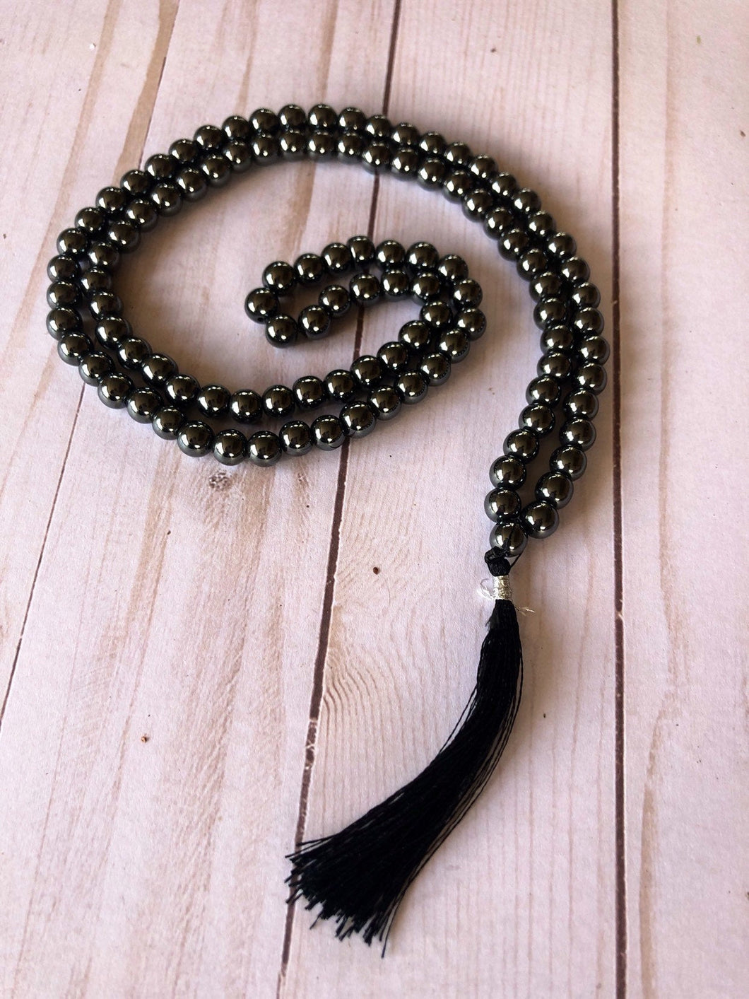 Hematite Mala Necklace