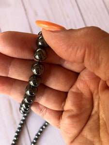 Hematite Mala Necklace
